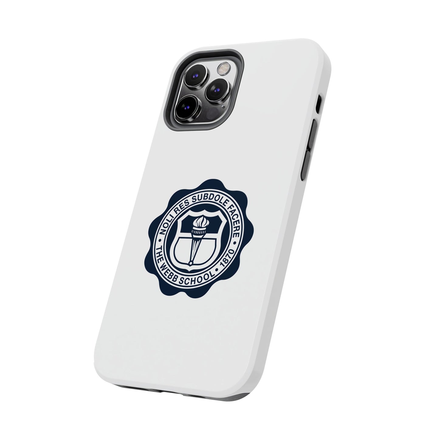 WEBB Phone Case | White | Academic Seal Logo