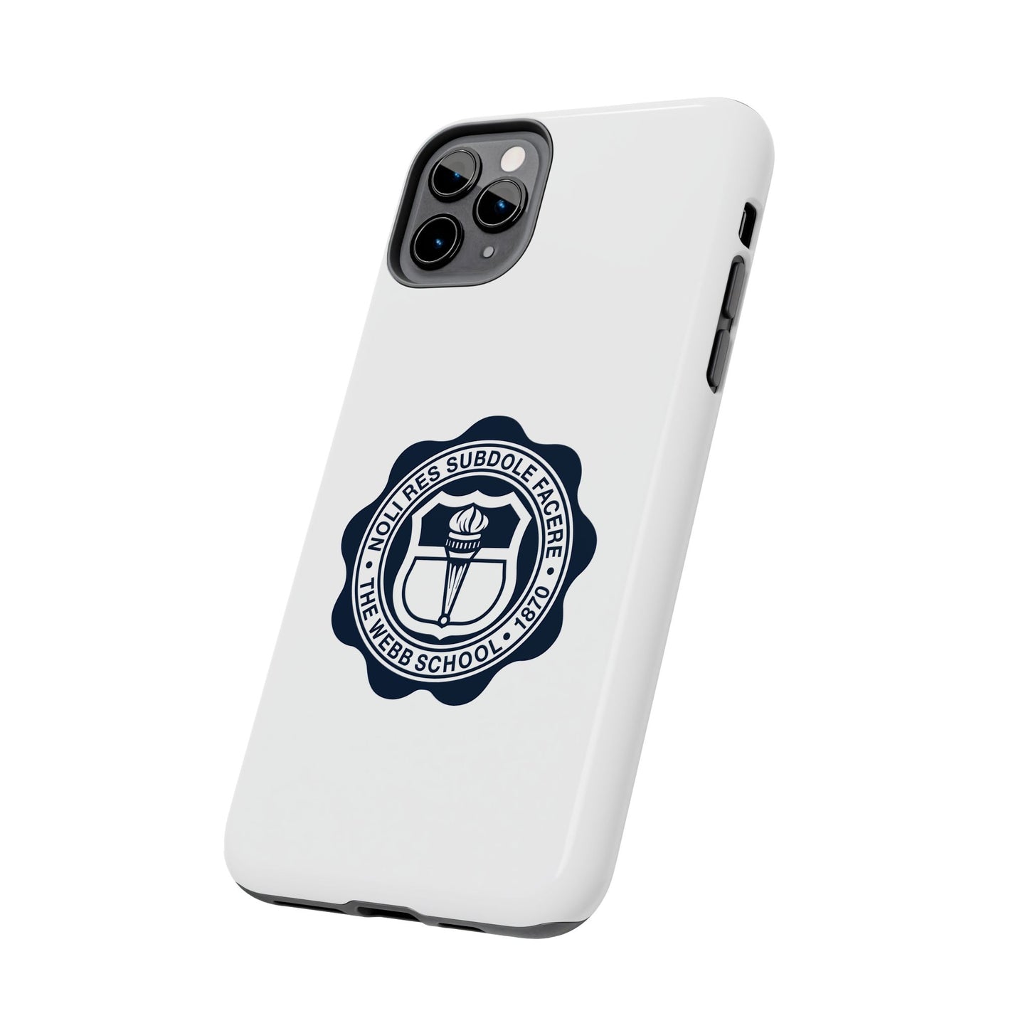 WEBB Phone Case | White | Academic Seal Logo