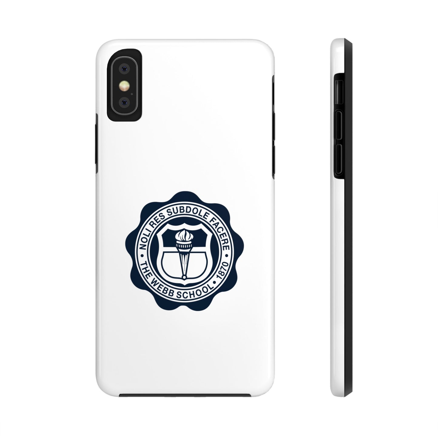 WEBB Phone Case | White | Academic Seal Logo