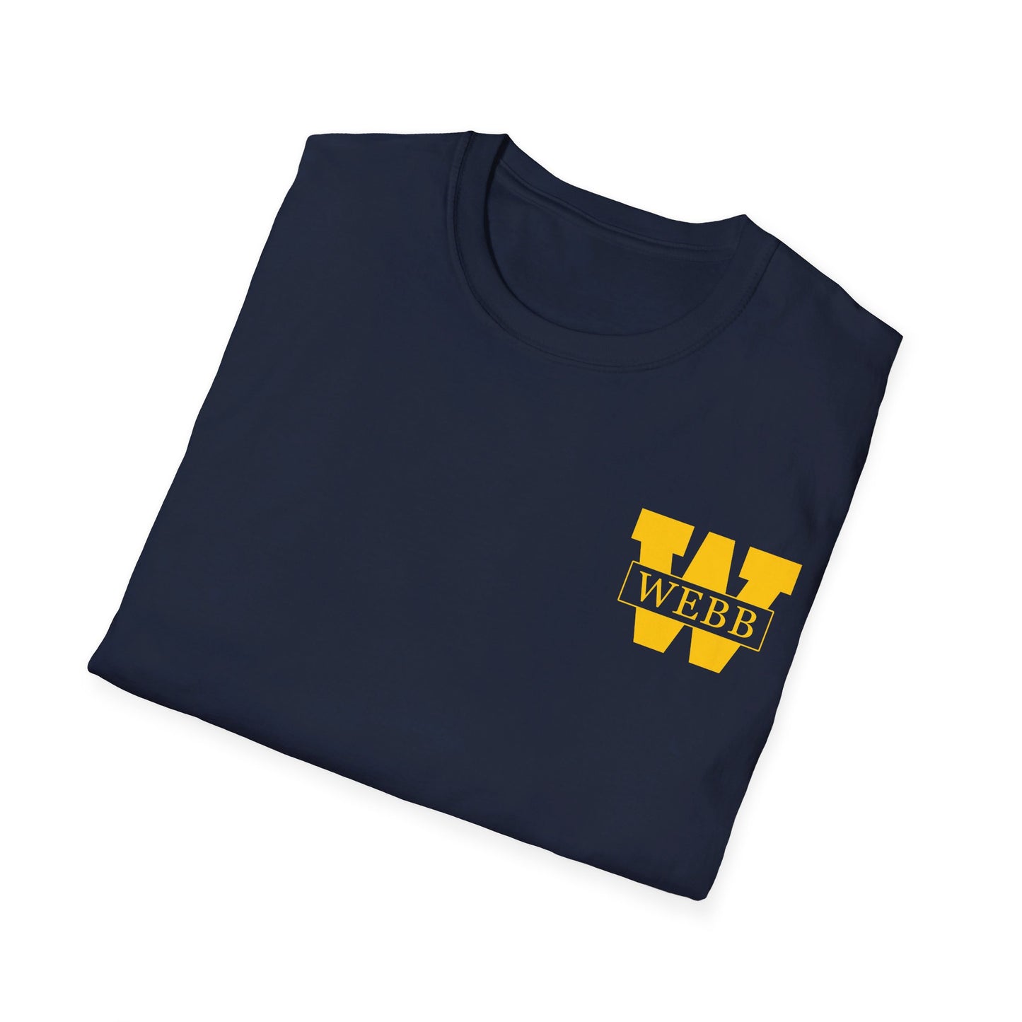 WEBB T-Shirt Short Sleeve | Navy Blue / White/ Gray | Athletics Logo Left Chest