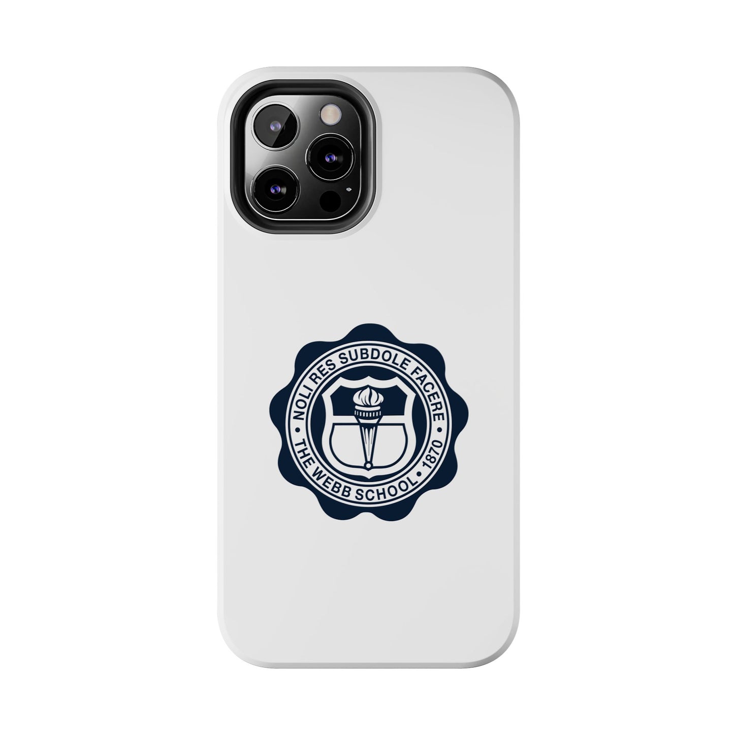 WEBB Phone Case | White | Academic Seal Logo