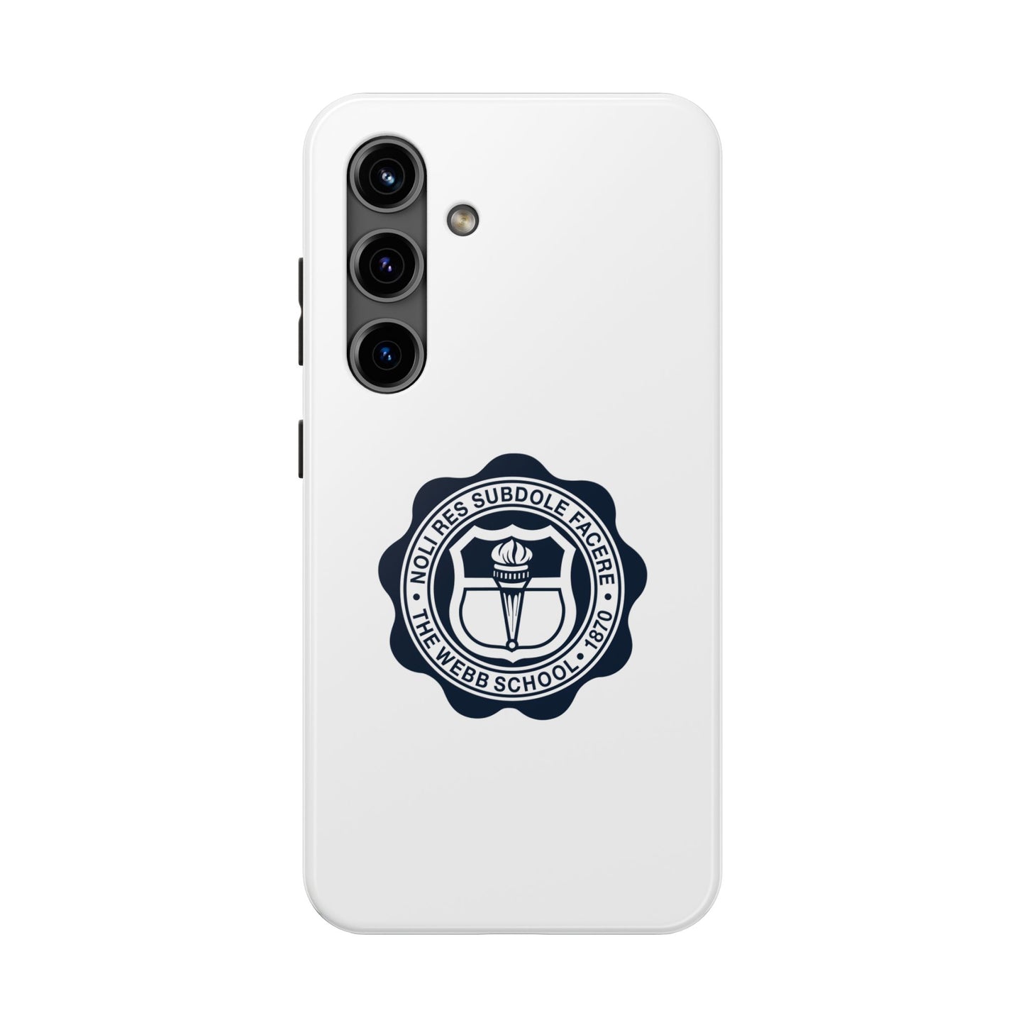 WEBB Phone Case | White | Academic Seal Logo