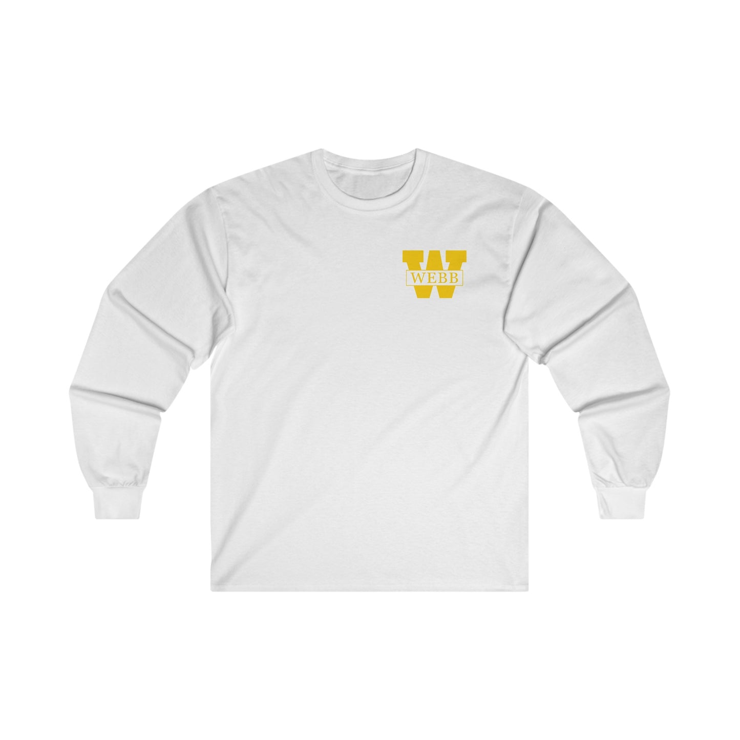 WEBB T-Shirt Long Sleeve | Navy / White / Gray | Athletics Logo Left Chest