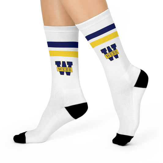 WEBB Cushioned Crew Socks | Athletics Logo