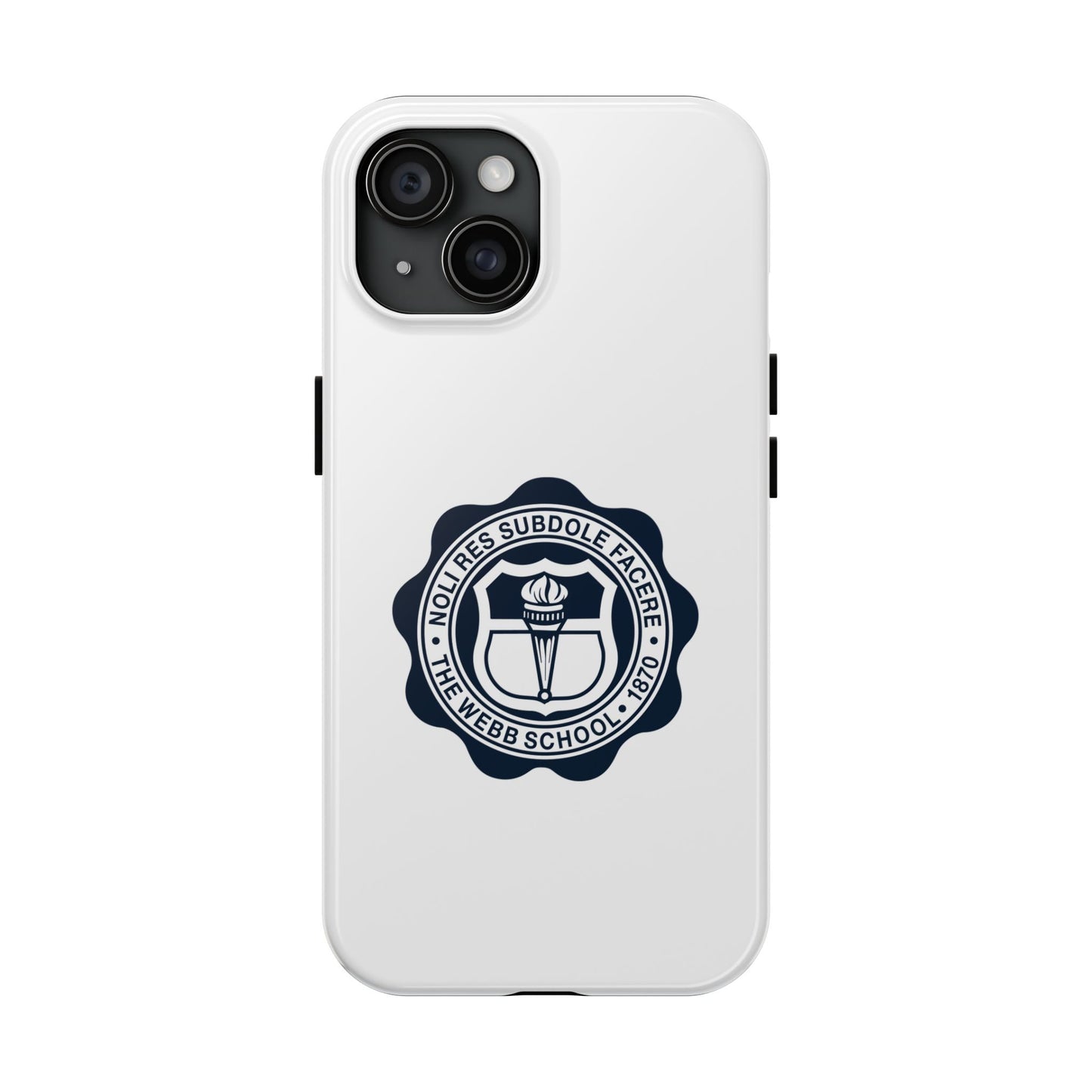 WEBB Phone Case | White | Academic Seal Logo