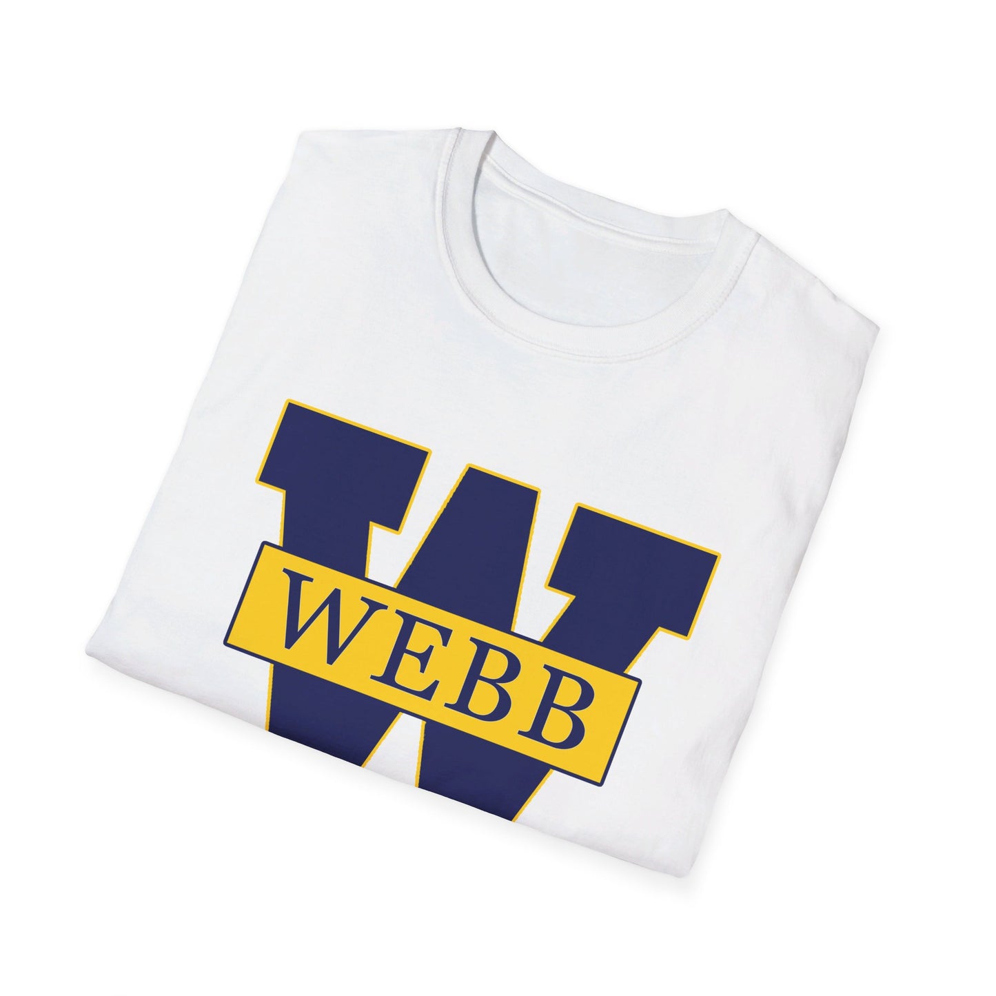 WEBB T-Shirt Short Sleeve | Navy Blue / White/ Gray | Ahtletics Logo Center Chest