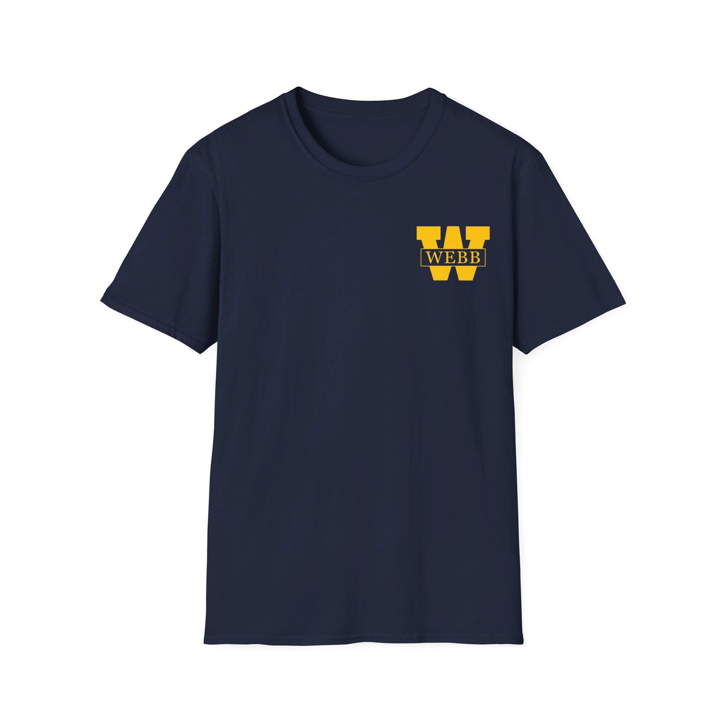 WEBB T-Shirt Short Sleeve | Navy Blue / White/ Gray | Athletics Logo Left Chest