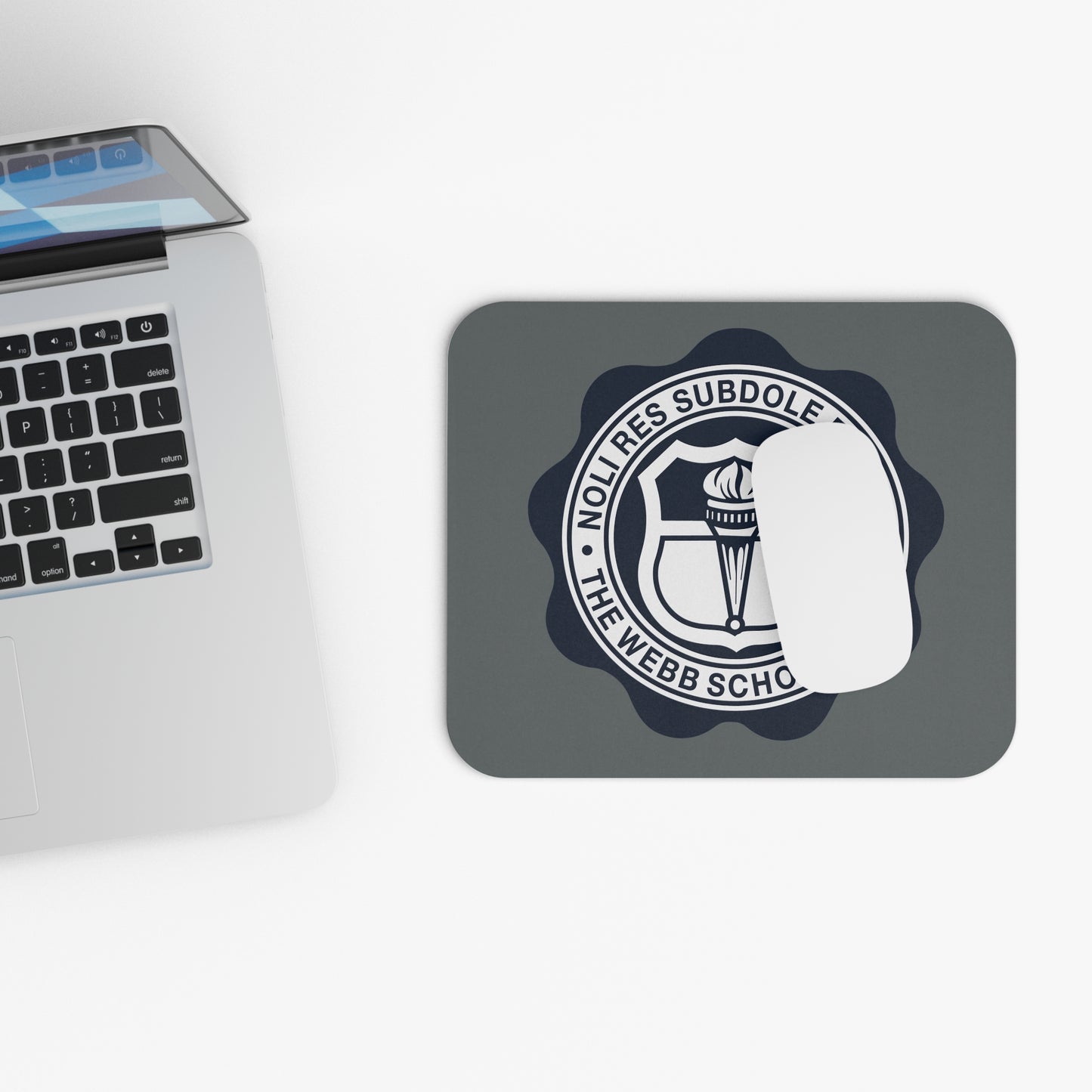 WEBB Mouse Pad | Academic Seal Logo Repeat