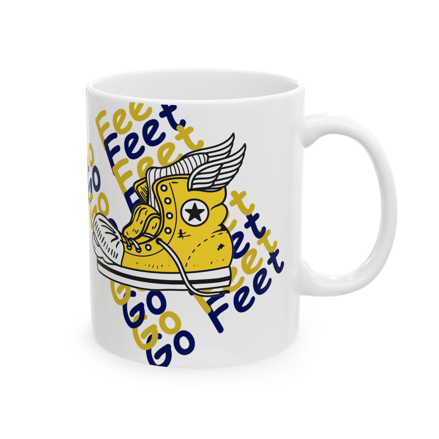 WEBB Ceramic Mug | Foot Logo