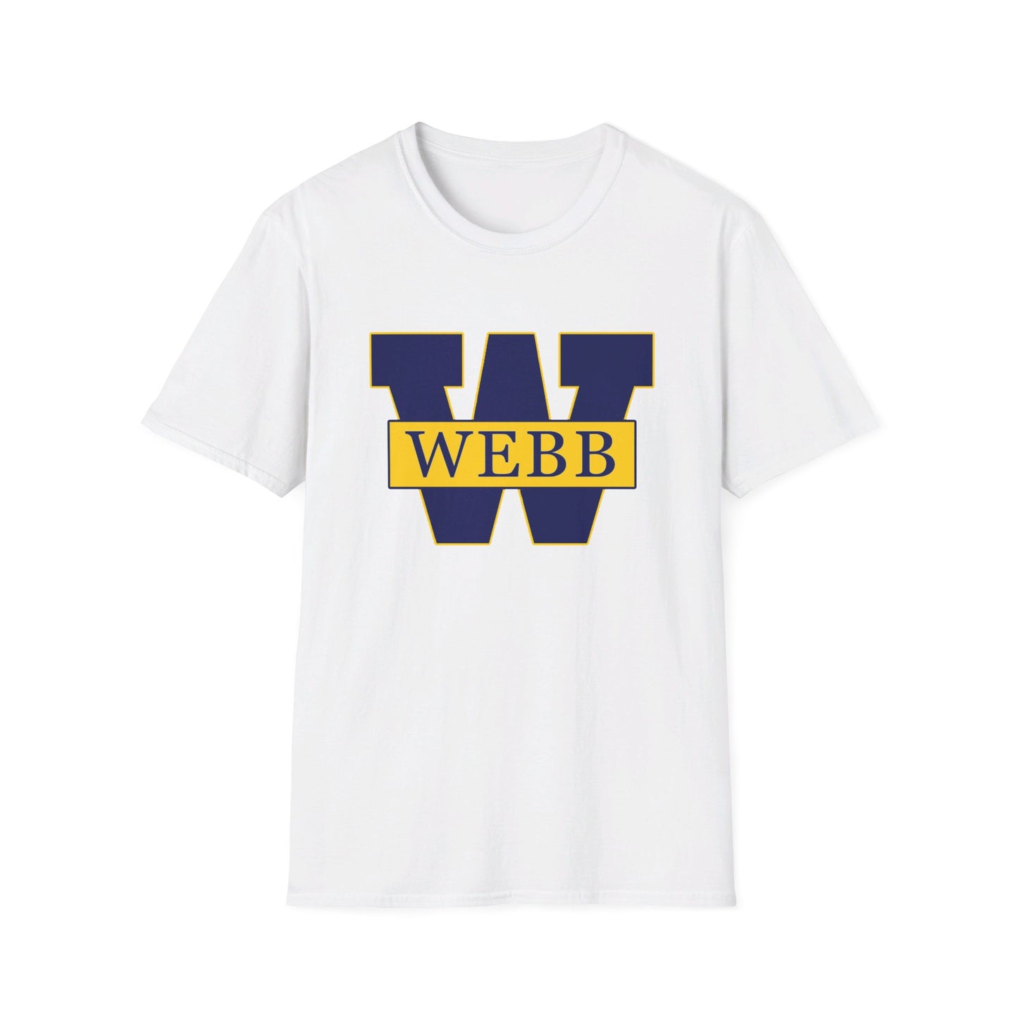 WEBB T-Shirt Short Sleeve | Navy Blue / White/ Gray | Ahtletics Logo Center Chest