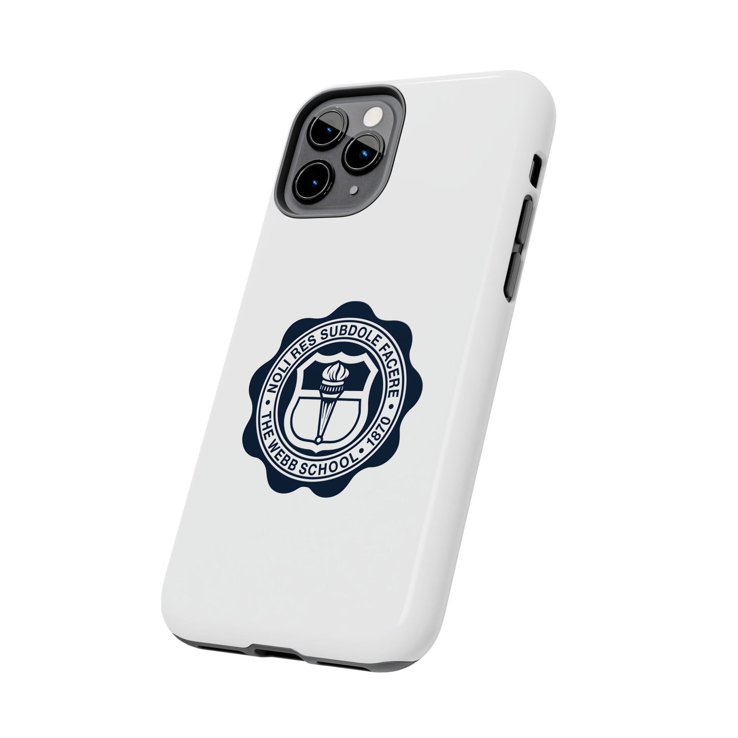 WEBB Phone Case | White | Academic Seal Logo