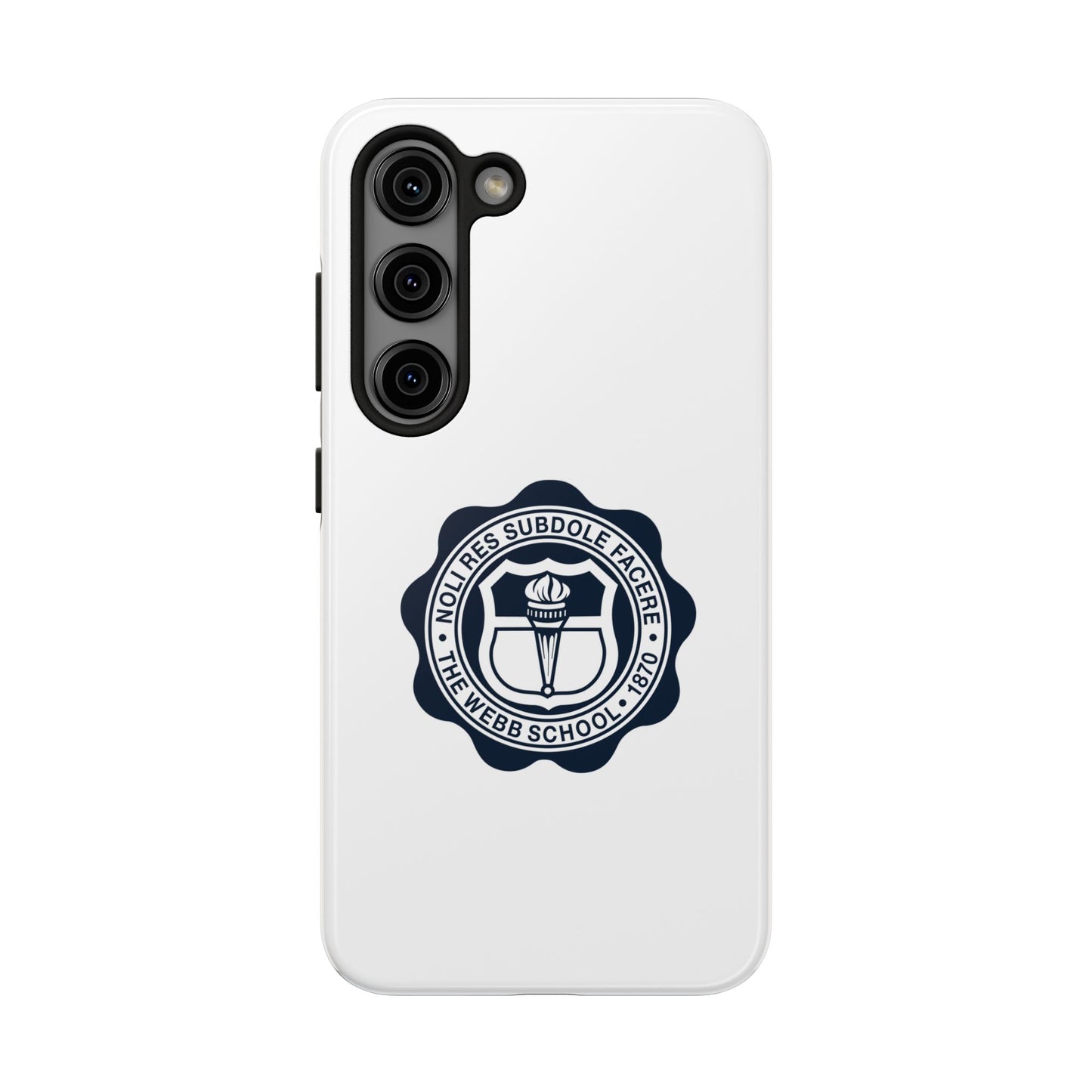 WEBB Phone Case | White | Academic Seal Logo