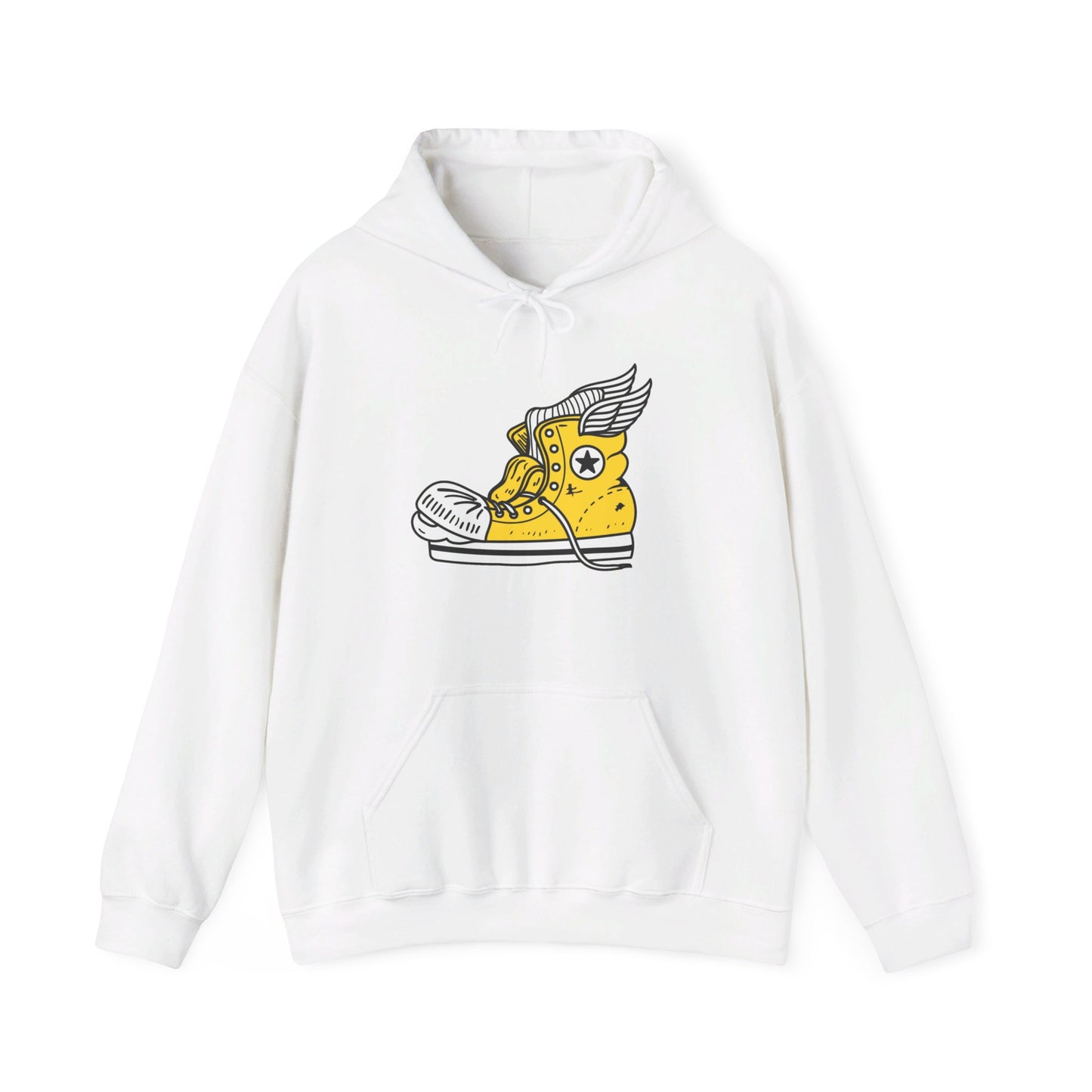 WEBB Heavy Blend™ Hoodie Sweatshirt | Multiple Color Options | Foot Logo Center