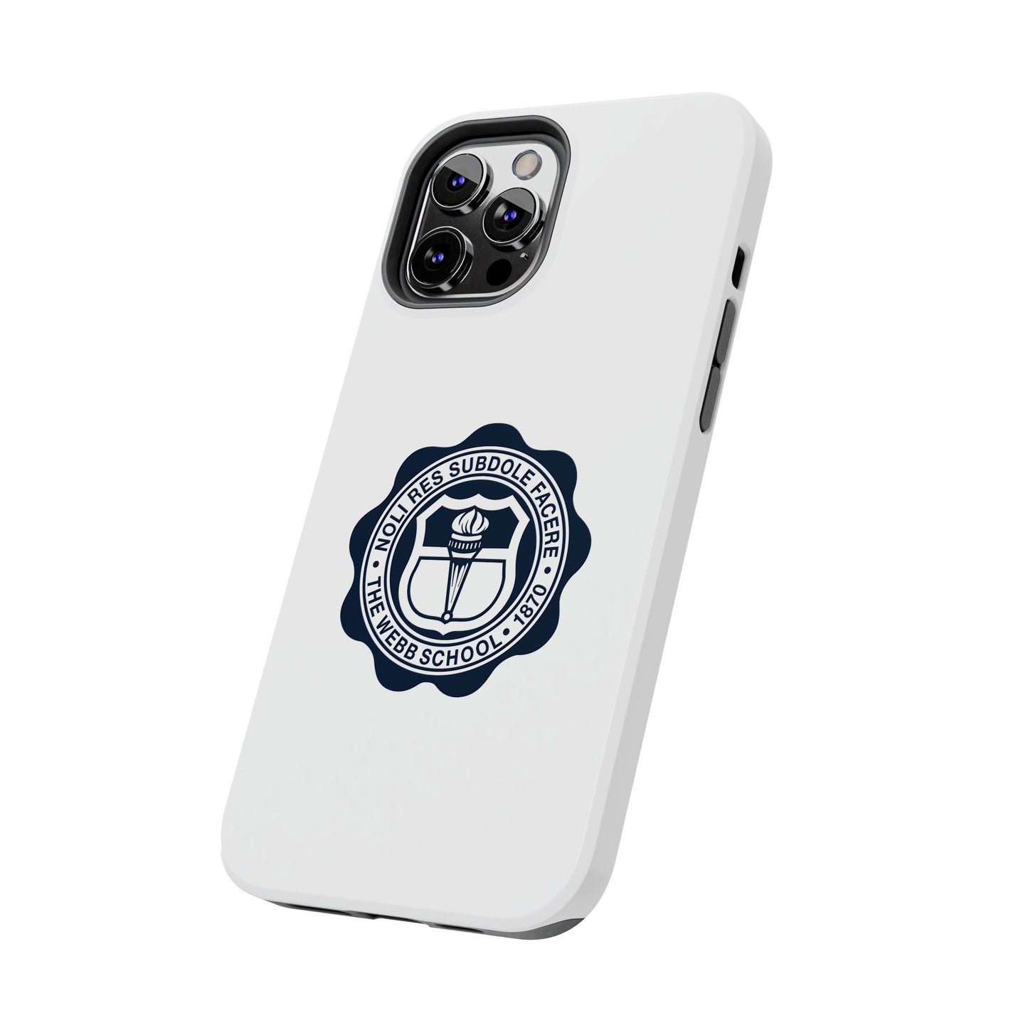 WEBB Phone Case | White | Academic Seal Logo