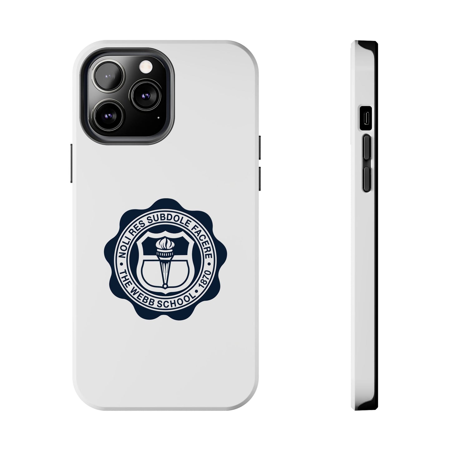 WEBB Phone Case | White | Academic Seal Logo