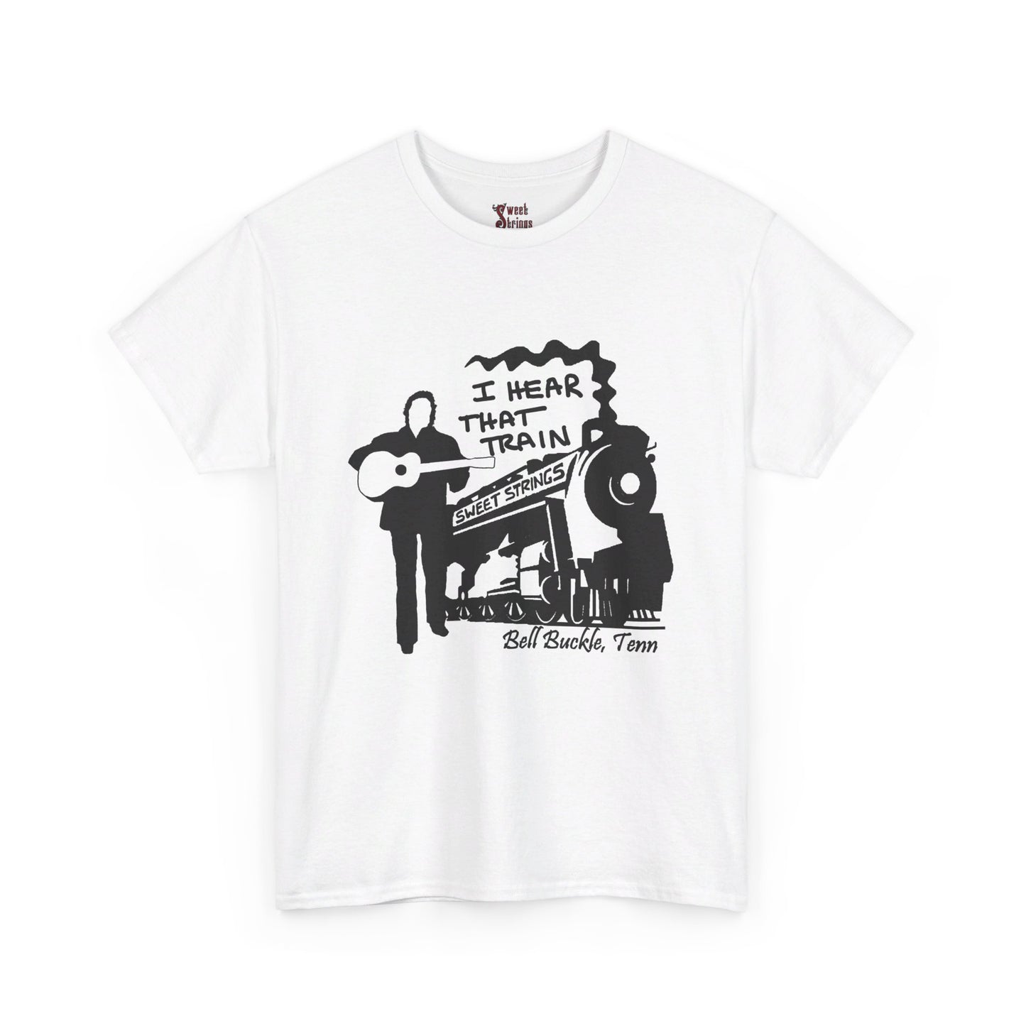 Sweet Strings "I Hear That Train" - Unisex Heavy Cotton Tee