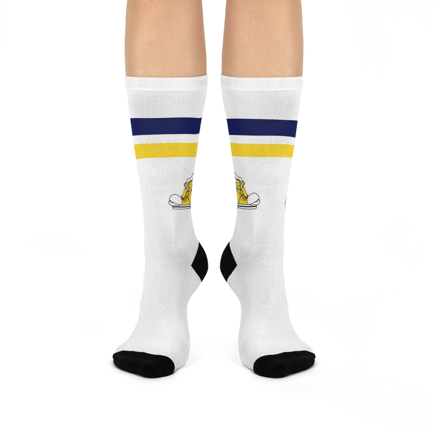 WEBB Cushioned Crew Socks | Foot Logo