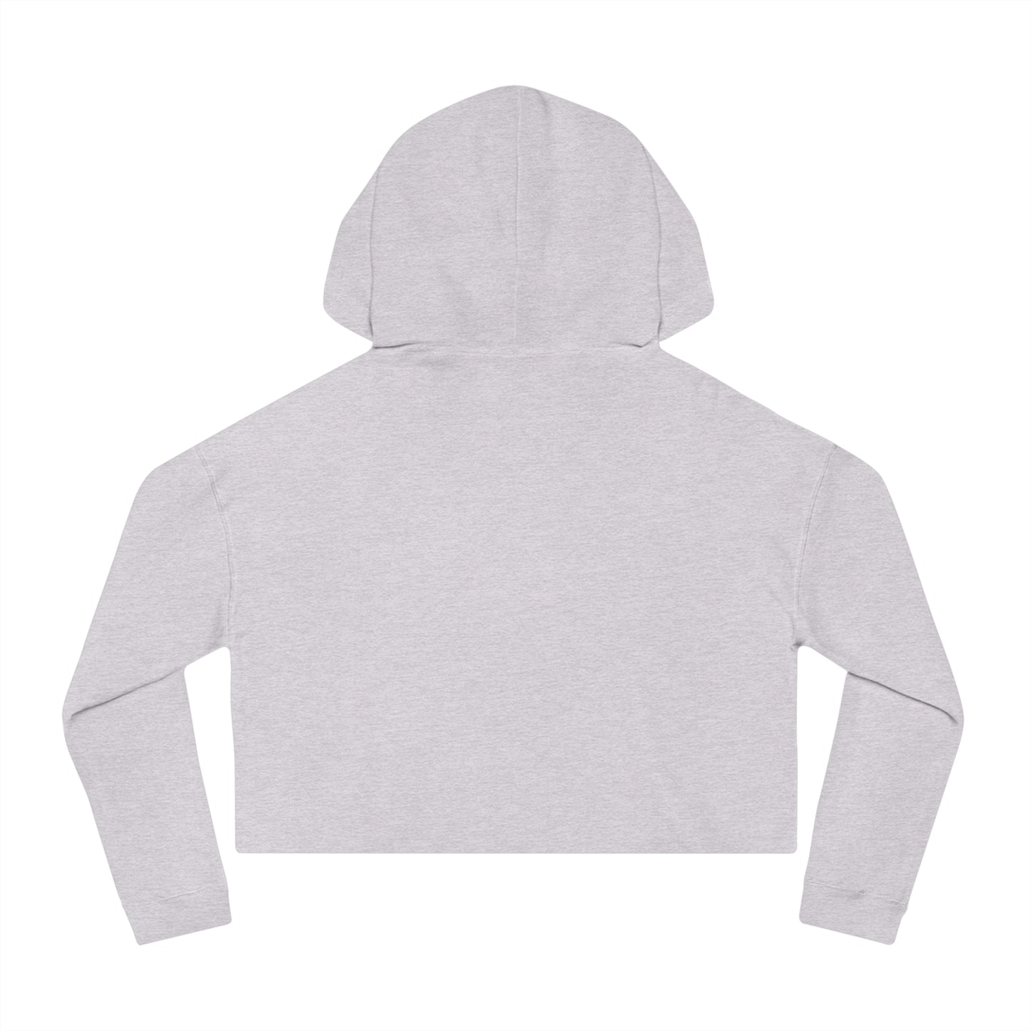 WEBB Cropped Hoodie | Heather Gray | Foot Logo Center Chest