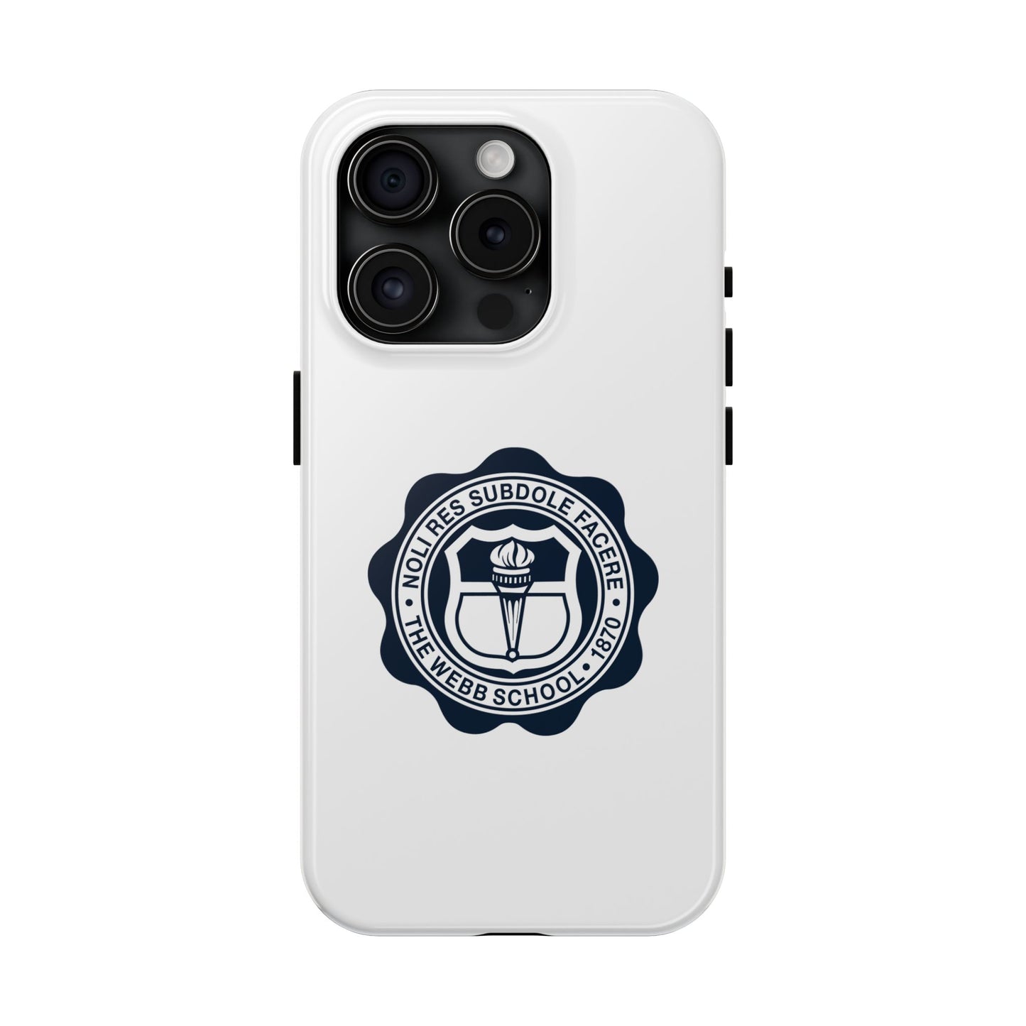 WEBB Phone Case | White | Academic Seal Logo