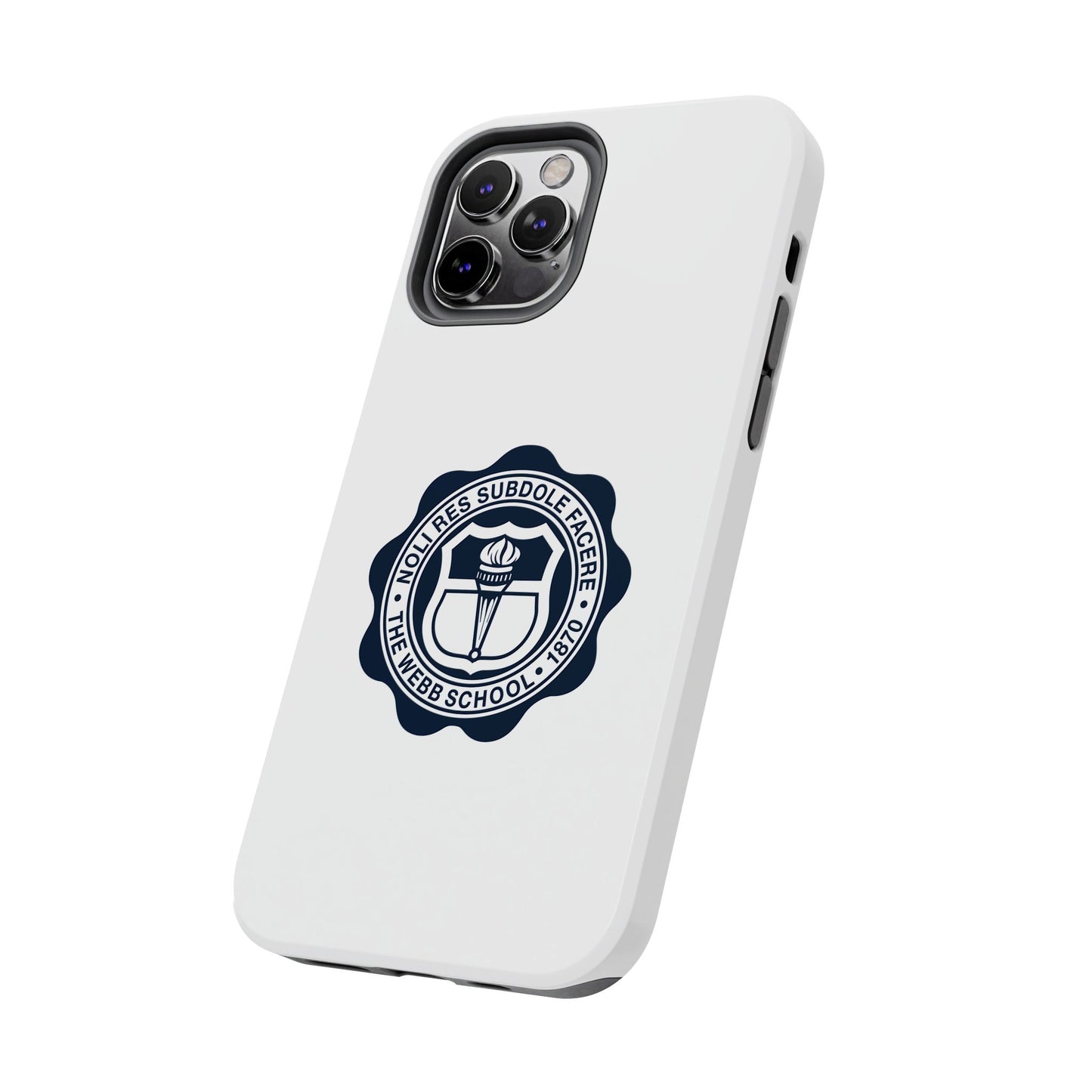 WEBB Phone Case | White | Academic Seal Logo