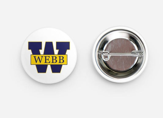 WEBB Pin | 1.5" Round | Athletics Logo